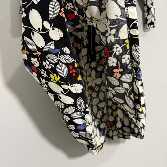 Suno Silk Floral Fit & Flare Quarter Sleeve Dress Size 2 - Picture 5 of 11